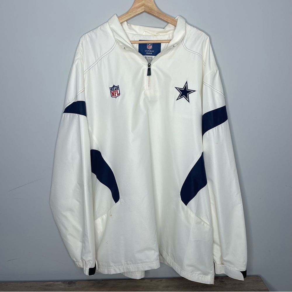 Reebok NFL Vintage Dallas Cowboys On Field Windbreaker (3X-Large)
